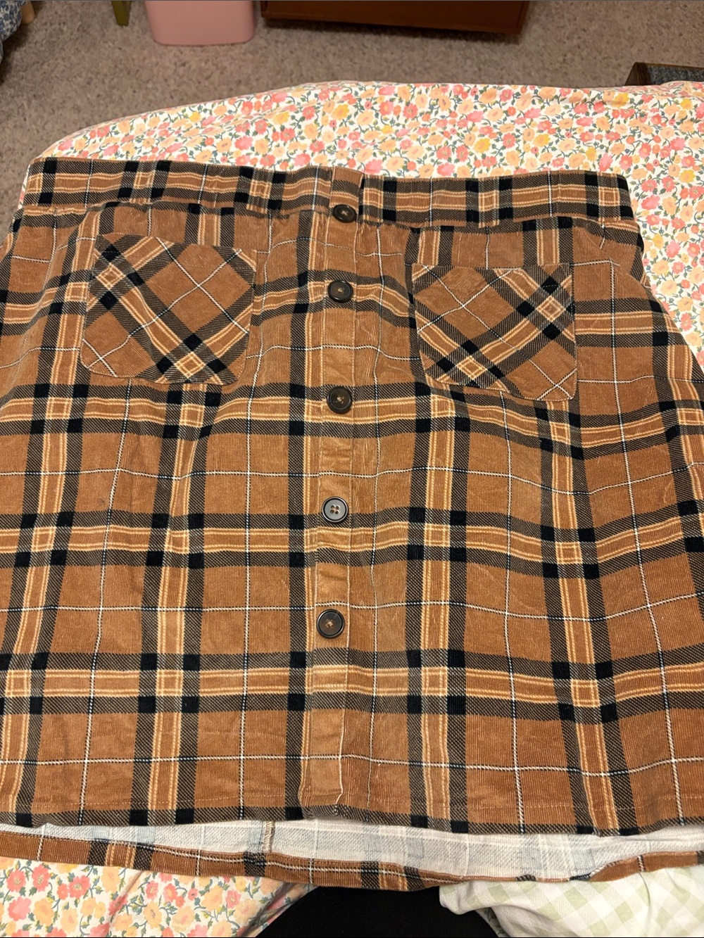 Plaid skirt